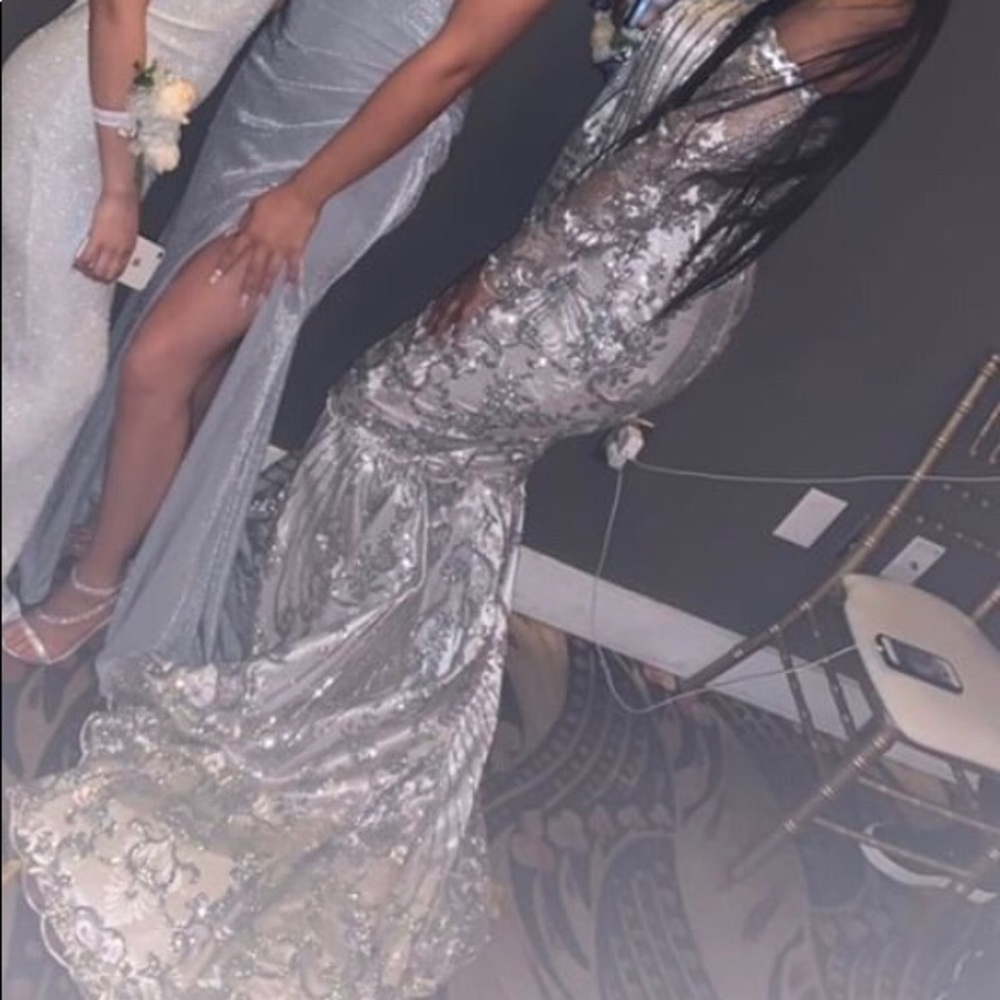 A Mermaid Style Prom Dress